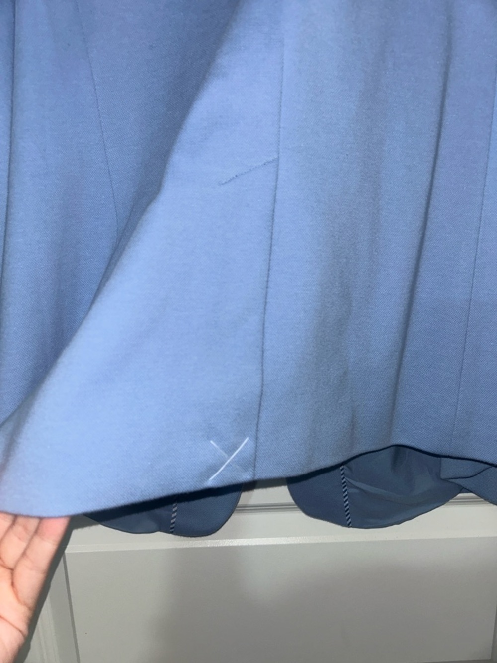 NWOT Talbots Powder Blue Single-Button Blazer - Picture 7 of 7